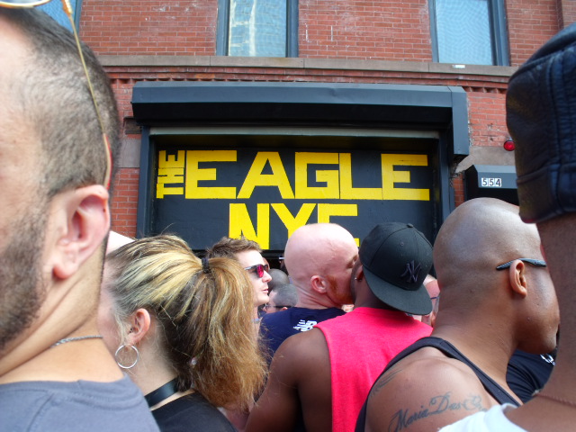 A view of the Eagle NYC from the Folsom Street Fair East event in New York City (NYC).